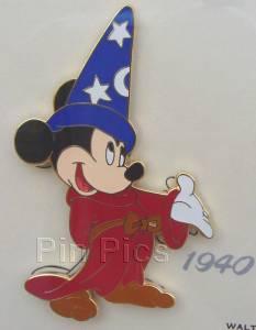 WDW - Mickey Mouse as the Sorcerer's Apprentice from 'FANTASIA', (MM 75th Framed Set)