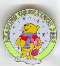 DLR - Cast Member - Seasons Greetings 2003 (Pooh & Piglet)