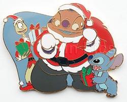Disney Auctions - Lilo and Stitch Holiday pin set #2 (Jumbaa as Santa)