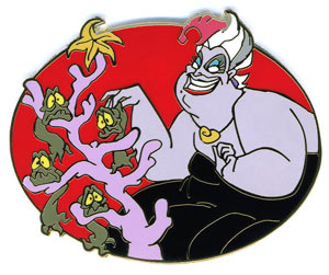 Disney Auctions - Christmas Villains pin set (Ursula)