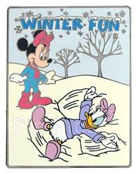 Disney Auctions - Minnie & Daisy Winter Fun