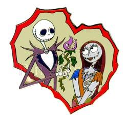 Disney Auction (P.I.N.S.) - Jack and Sally Valentine's Day