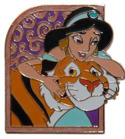 Jasmine and Rajah - Aladdin - Princesses With Their Horses
