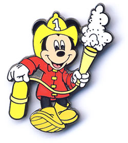 Disney Cross Stitch Kit - Mickey and the Fireman Fire Fighter