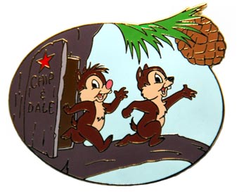 Disney Auction - Chip and Dale - Dressing Room Door