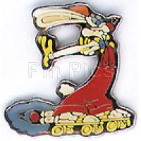 Roger Rabbit - Jet Powered Roller-Skates - Flashing Light Pin