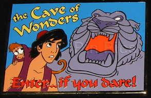 Disney Auctions - Postcard Series #4 (Aladdin at Cave of Wonders)