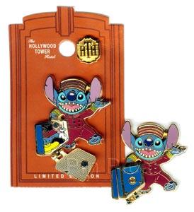 DLR - The Twilight Zone Tower of Terror Event Pin (Bellhop Stitch)