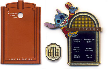 DLR - The Twilight Zone Tower of Terror Event Pin (Which Way to Go Bellhop Stitch)
