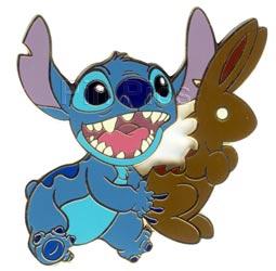 Disney Auctions - Easter Stitch w/Chocolate Bunny