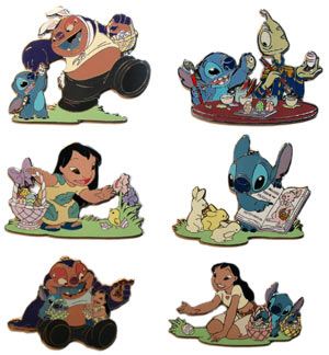 Disney Auctions - Easter Lilo and Stitch (set of 6)