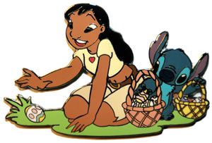 Disney Auctions - Easter Lilo and Stitch (Stitch w/ Nani)