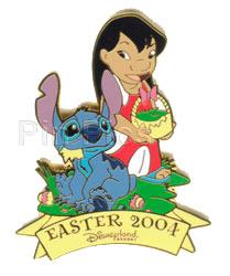 DLR - Lilo and Stitch 2004 Easter Pin