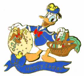 Disney Auctions -Happy Easter Donald Duck