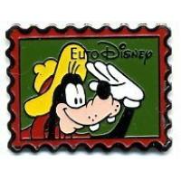 Goofy Euro Disneyland stamp pin