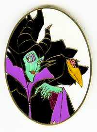 DL - Maleficent Oval Event Ride Pin