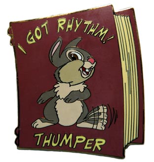 Disney Auctions - Thumper - Bambi - Book - I Got Rhythm