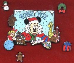 DLR - Mickey Mouse Toy Shop Christmas 2000 Boxed Set (5 Pins)