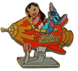 Disney Auctions - Stitch & Lilo on Rocket Ride