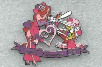 Disney Auctions - Happy Valentines Day (Jessica and Roger Rabbit) Silver Prototype