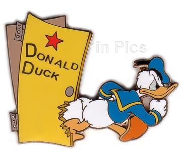 Disney Auctions - Donald Duck - Dressing Room Door
