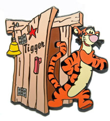 Disney Auctions - Tigger - Winnie the Pooh - Dressing Room Door
