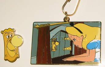 Disney Auctions - Alice and Doorknob - Lanyard with Pin