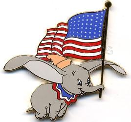 Disney Auctions - Dumbo American Flag