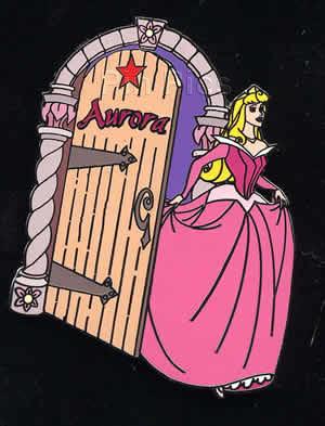 Disney Auctions - Dressing Room Door (Aurora) Black Prototype