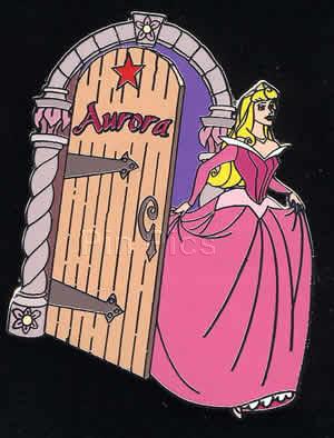 Disney Auctions - Dressing Room Door (Aurora) Silver Prototype
