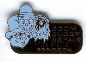 Haunted Mansion Ghosts Doom Buggy Repair Pin