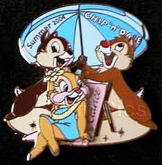 M&P - Clarice, Chip & Dale - Beachside Umbrella - Summer 2004