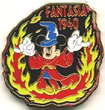 TDR - Sorcerer Mickey - Fire Flames - Fantasia 1940 - TDL