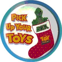 Toy Story's Rex Pick Up Your Toys Christmas