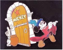 Disney Auctions - Dressing Room Door (Sorcerer Mickey) - Black Prototype