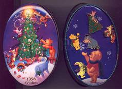 DS - Pooh & Friends An Enchanted Christmas - 1998 (Pooh & Friends Pin Set)