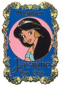 Disney Auctions - Jasmine - Fan Club - P.I.N.S