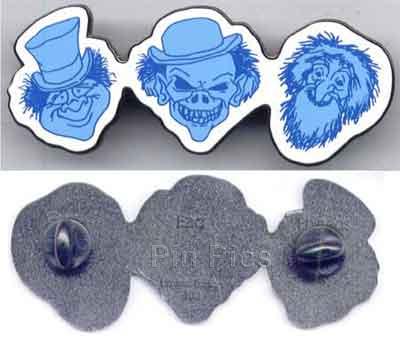 Haunted Mansion Hitchhiking Ghosts (Faces)