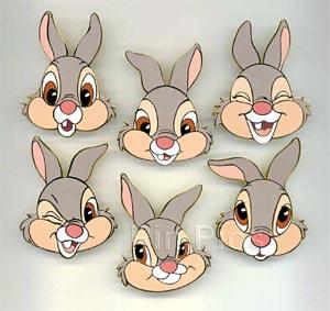 Disney Auctions - Thumper Expressions (6-Pin Set)