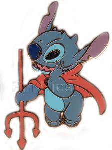 Disney Auctions - Stitch with Devils Lanyard - Righty