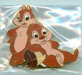 Disney Auctions Chip 'N' Dale with Acorn (Oversized)