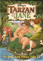 Walt Disney Tarzan & Jane - DVD & Video release button