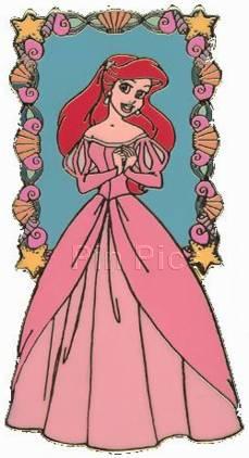 Disney Auctions - Ariel in Floral Frame