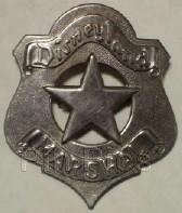 Old Disneyland Marshal Badge
