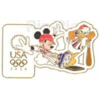 WDW - Mickey & Donald - Baseball - USA Olympic Logo 2004 - Boxed Set