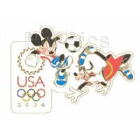WDW - Mickey & Goofy - Soccer - USA Olympic Logo 2004