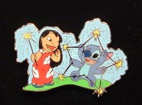 Disney Auctions - Lilo and Stitch 4th of July (Silver Prototype)