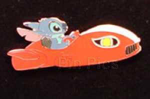 Disney Auctions - Stitch in Red Car / Space Cruiser (Silver Prototype)