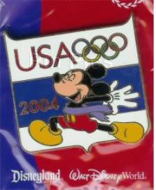 USA Olympic Logo - Cast Exclusive - Mickey at the Finish Line