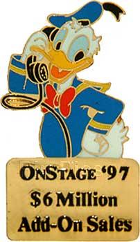 OnStage Add On Sales Award Series (Donald Duck - '97)
